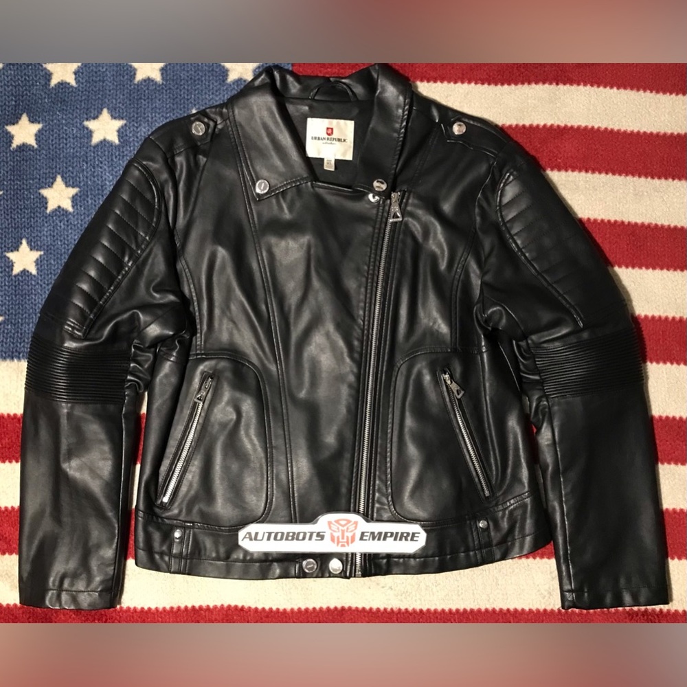 Vintage Womens URBAN REPUBLIC MOTORCYCLE Jacket XL lv Rl Fashion Rlpc coach Bike